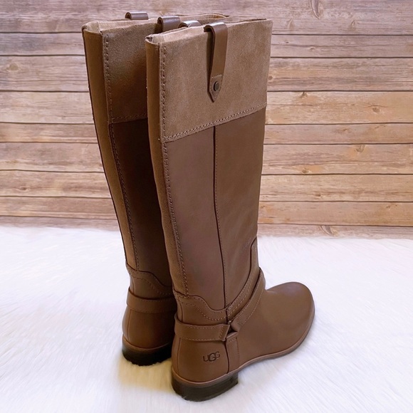 UGG Olinda Chestnut Riding Boots - Picture 4 of 8